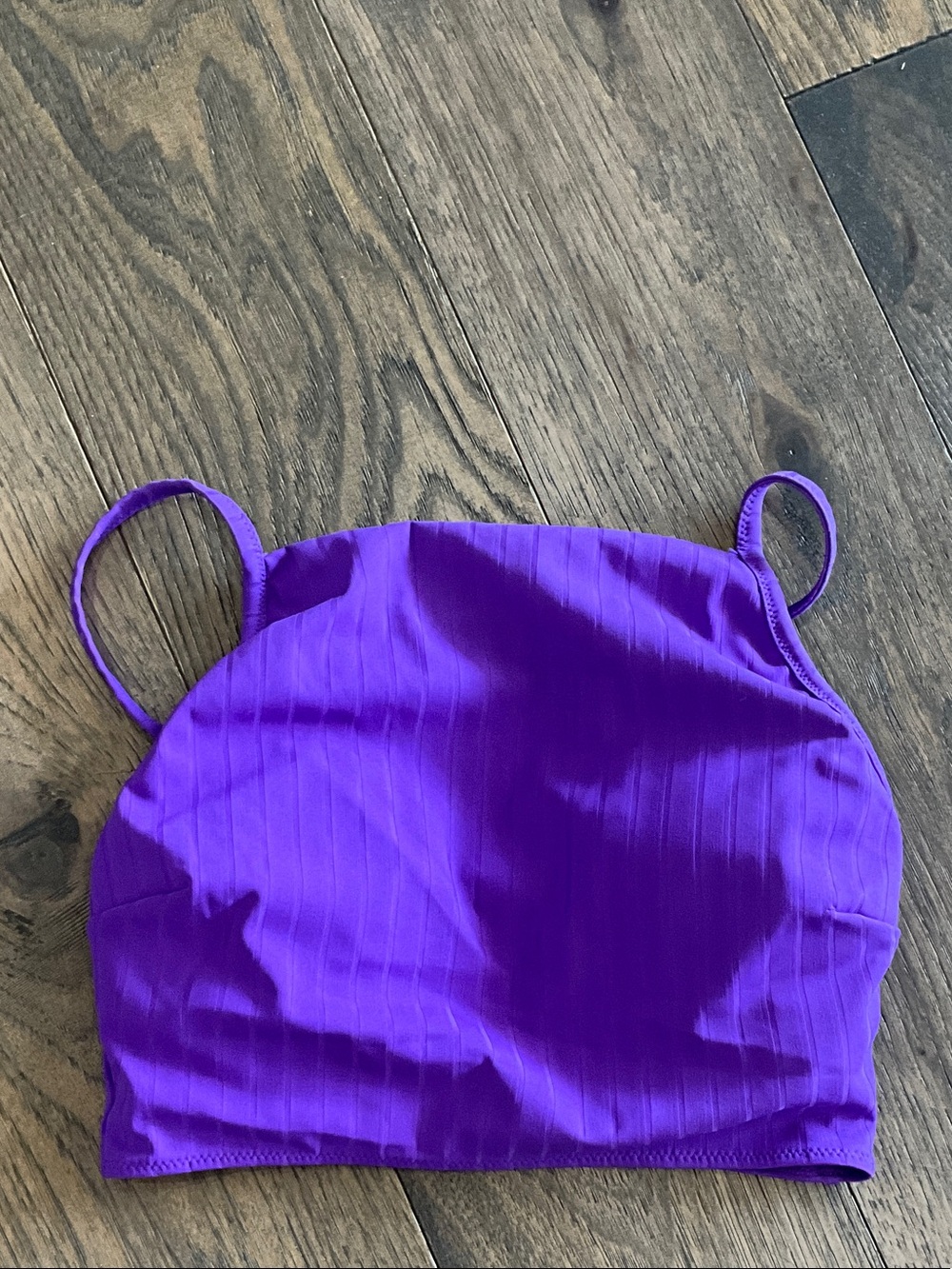 lululemon athletica Purple Ribbed Bikini Top